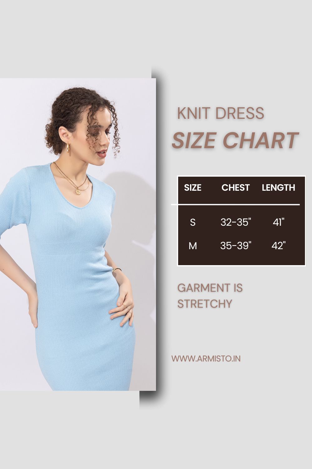 419 Maternity Rib Knit Balloon Sleeve Dress I Summer Sky