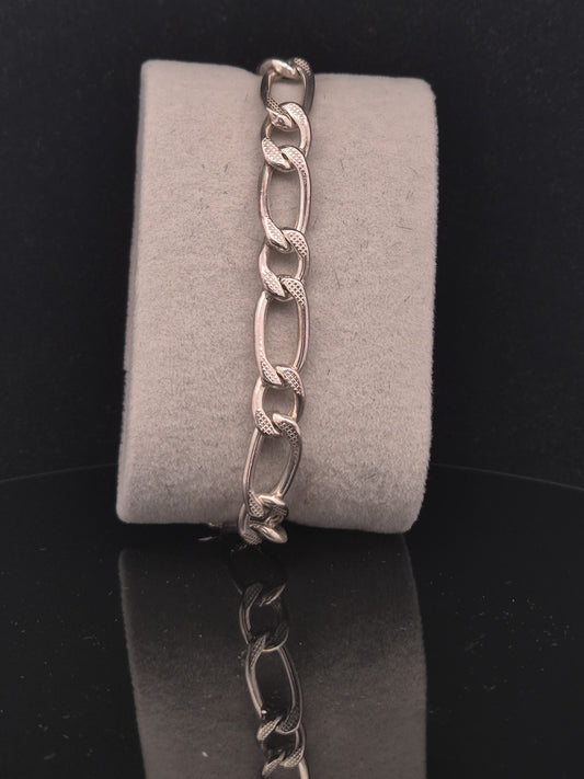 Paper Clip Bracelette I Sterling Silver